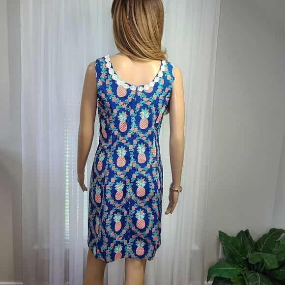 Crown & Ivy Classic Pineapple Dress 4 - Picture 6 of 8